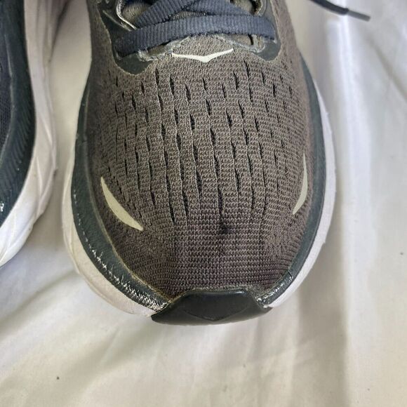 Hoka One One Clifton 8 Black BWHT 1119394 Women’s Size 7 B Running Shoes - Picture 4 of 12